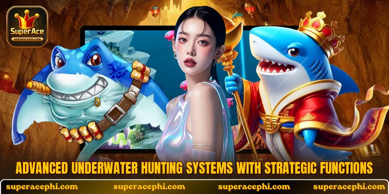 Advanced underwater hunting systems with strategic functions