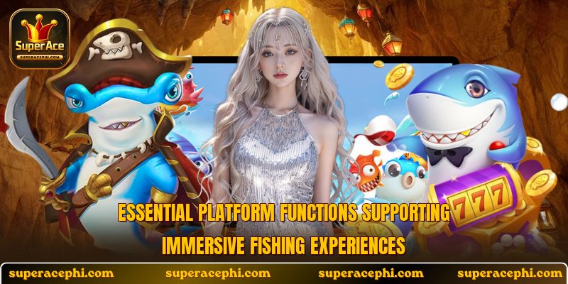 Essential platform functions supporting immersive fishing experiences