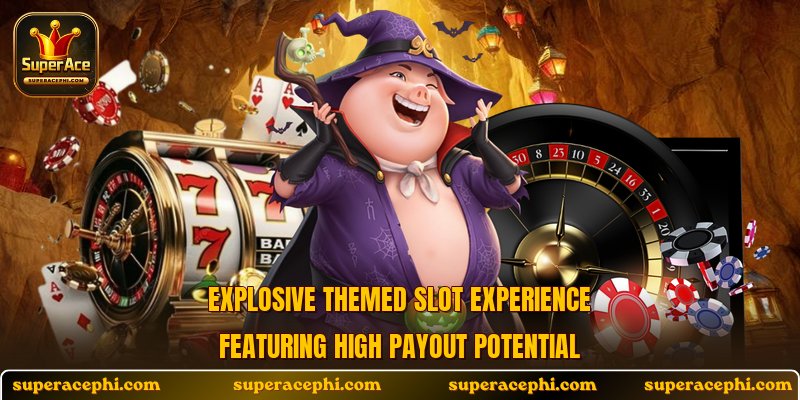 Explosive themed slot experience featuring high payout potential