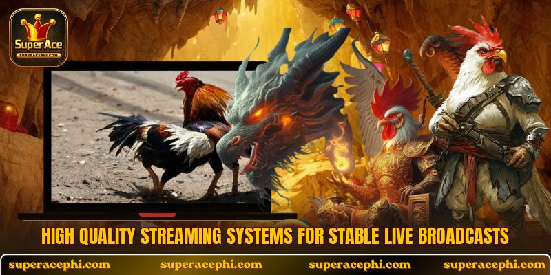 High quality streaming systems for stable live broadcasts