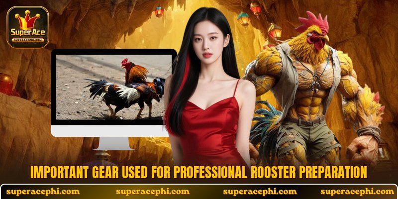 Important gear used for professional rooster preparation