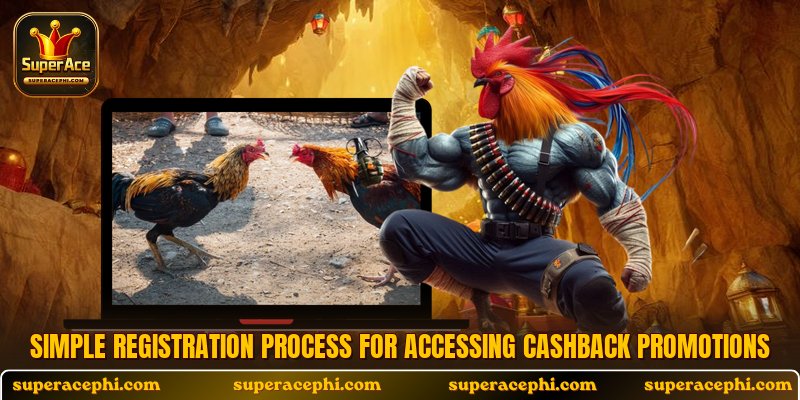 Simple registration process for accessing cashback promotions