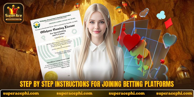 Step by step instructions for joining betting platforms