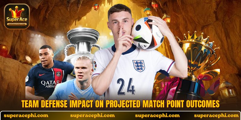 Team defense impact on projected match point outcomes