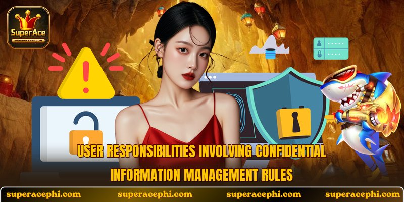User responsibilities involving confidential information management rules